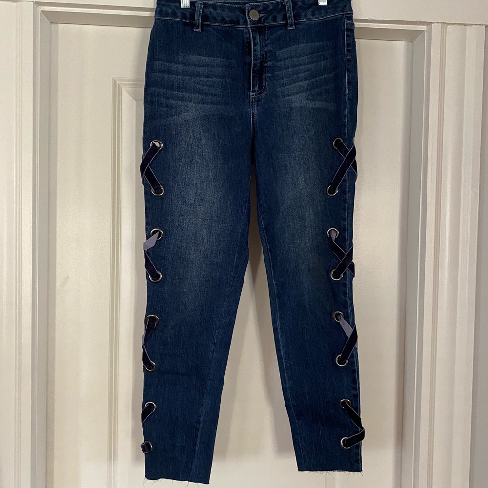 Lennox Lace Up Jeans
